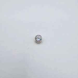 DIJE PASANTE REDONDO CRISTAL