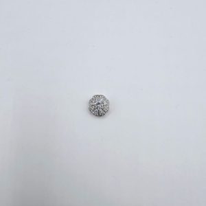 DIJE CHARM FLOR CON CUBIC Y CRISTAL PARA PULSERA ESTILO PANDORA