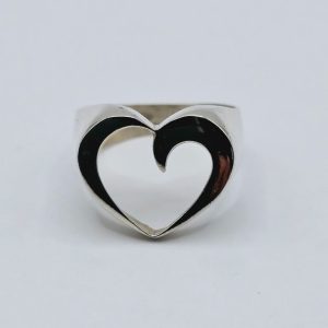 ANILLO CORAZON HUECO