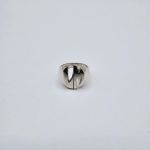 ANILLO SELLO DOS INICIALES OVALADO