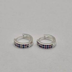 AROS ARGOLLITAS CON CUBICS MULTICOLOR