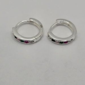 AROS ARGOLLITAS CON CUBICS MULTICOLOR