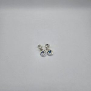 AROS PASANTES CON COLGANTE SWAROVSKI