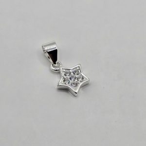 MINIDIJE ESTRELLA CON ZIRCONES