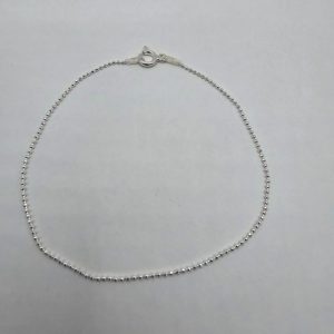 PULSERA DE PLATA MICROBOLITAS
