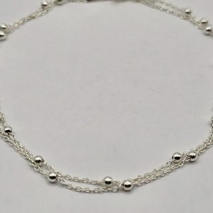 PULSERA MICROFORCET CON BOLITAS DOBLE