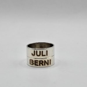 ANILLO CINTA ANCHA PERSONALIZADO