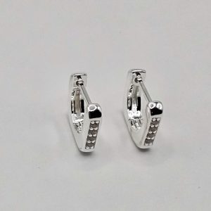 AROS HUGGIES CUADRADOS CON ZIRCONES
