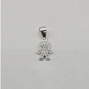 DIJE DE PLATA NENE ZIRCONES