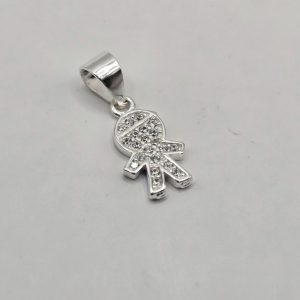 DIJE DE PLATA NENE ZIRCONES