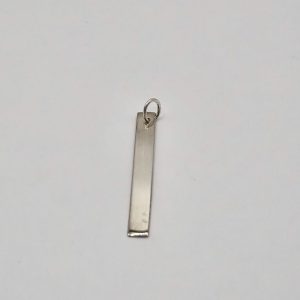 DIJE DE PLATA CHAPITA PARA GRABAR